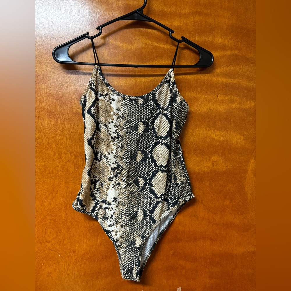 Snakeskin bodysuit